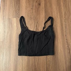 Abercrombie Black Crop Top